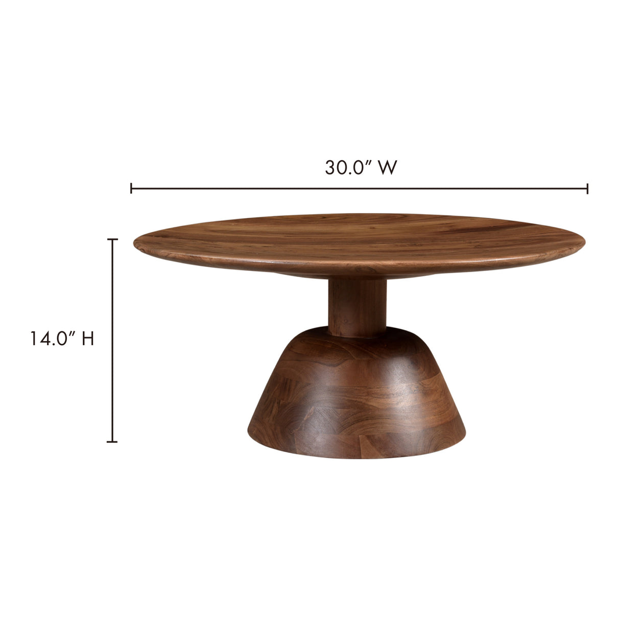   Modern European furniture - Wooden Round Coffee Table - www.oroa.com | Oroa.com