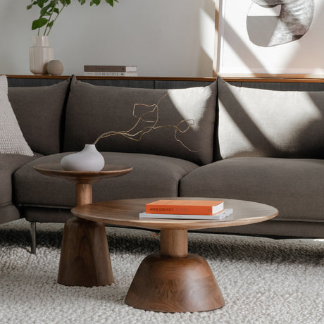   Modern European furniture - Wooden Round Coffee Table - www.oroa.com | Oroa.com