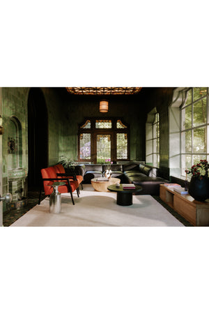   Modern European furniture - Round Acacia Storage Coffee Table - www.oroa.com | Oroa.com
