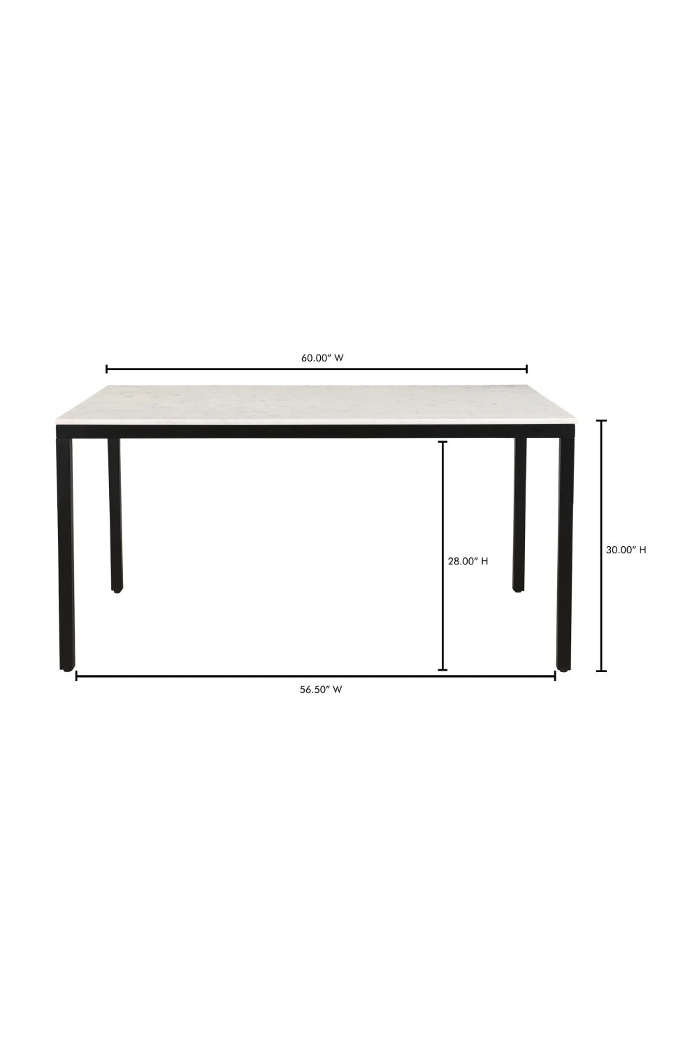   Modern European furniture - White Marble Dining Table S - www.oroa.com | Oroa.com