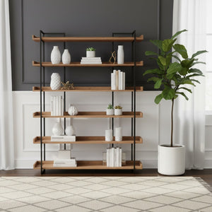   Modern European furniture - Solid Acacia Bookshelf - www.oroa.com | Oroa.com