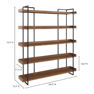   Modern European furniture - Solid Acacia Bookshelf - www.oroa.com | Oroa.com