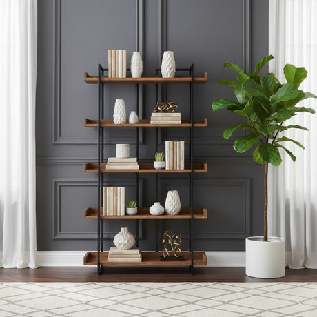   Modern European furniture - Solid Acacia Bookshelf - www.oroa.com | Oroa.com