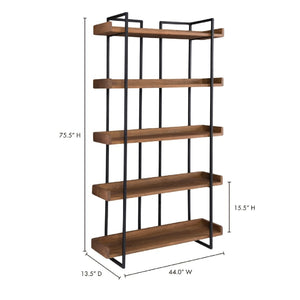   Modern European furniture - Solid Acacia Bookshelf - www.oroa.com | Oroa.com