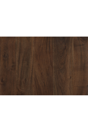   Modern European furniture - Brown Acacia Cube Side Table - www.oroa.com | Oroa.com