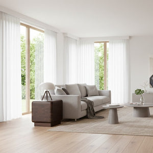   Modern European furniture - Brown Acacia Cube Side Table - www.oroa.com | Oroa.com