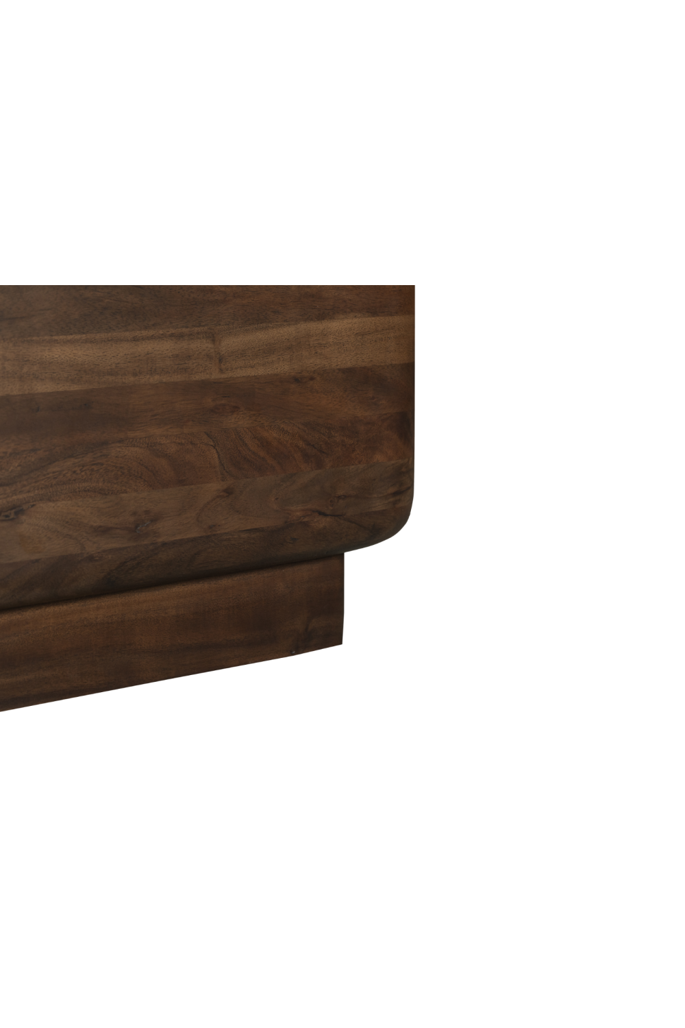   Modern European furniture - Brown Acacia Cube Side Table - www.oroa.com | Oroa.com