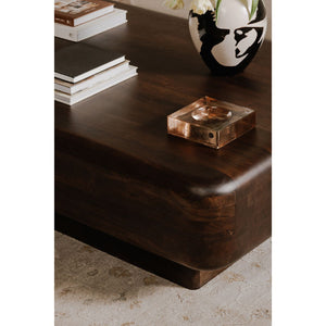   Modern European furniture - Brown Acacia Coffee Table - www.oroa.com | Oroa.com