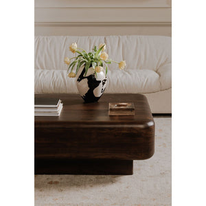   Modern European furniture - Brown Acacia Coffee Table - www.oroa.com | Oroa.com