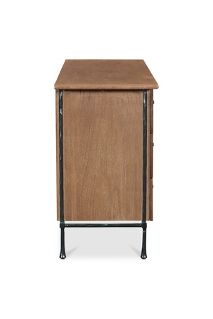   Modern European furniture - Wire-Brushed Acacia 6-Drawer Dresser - www.oroa.com | Oroa.com