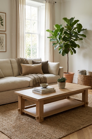   Modern European furniture - Natural Solid Oak Coffee Table - www.oroa.com | Oroa.com