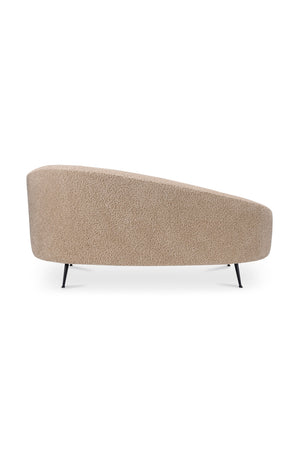   Modern European furniture - Brown Shearling Chaise Lounge - www.oroa.com | Oroa.com