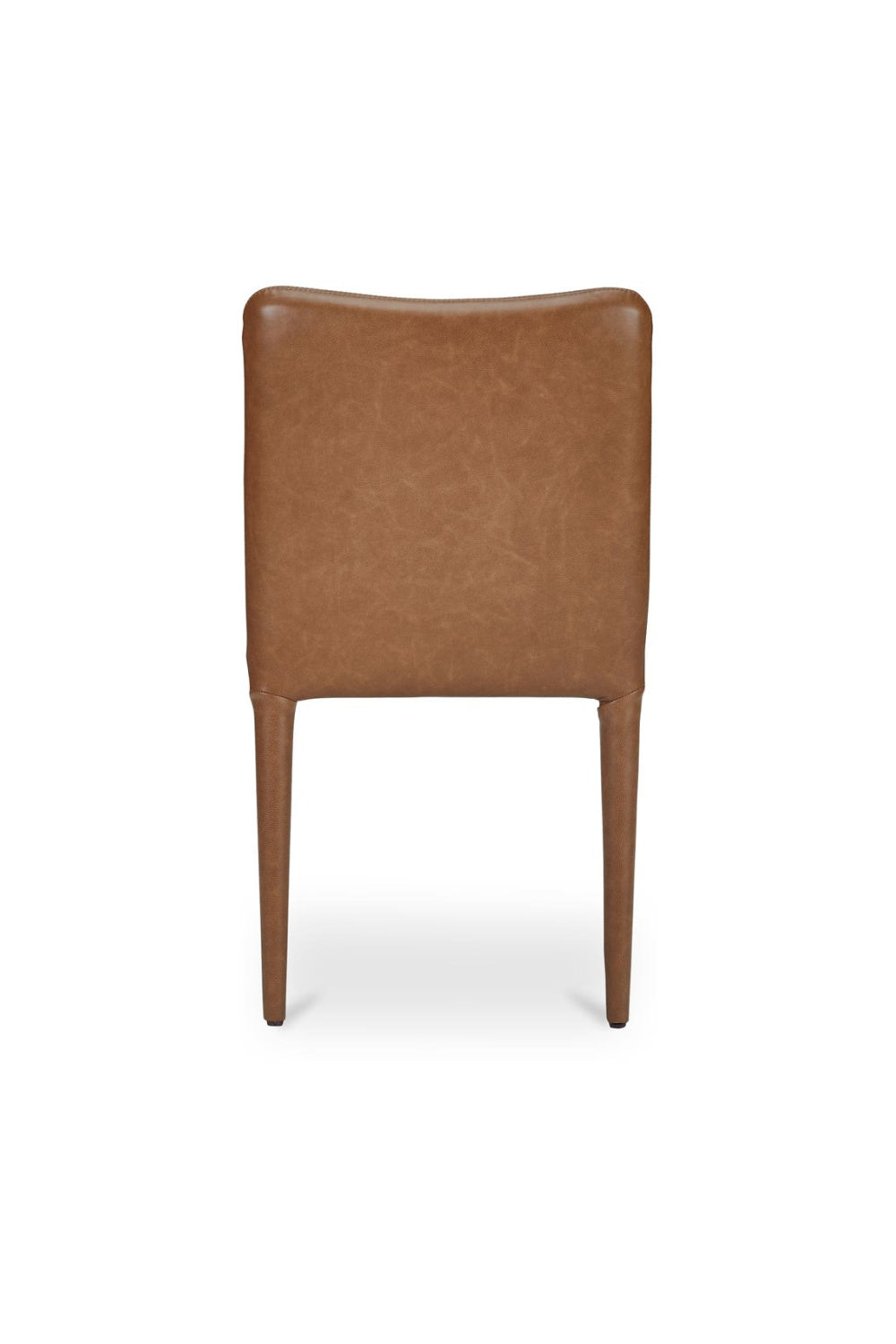   Modern European furniture - Brown Leather Dining Chair Set (2) - www.oroa.com | Oroa.com