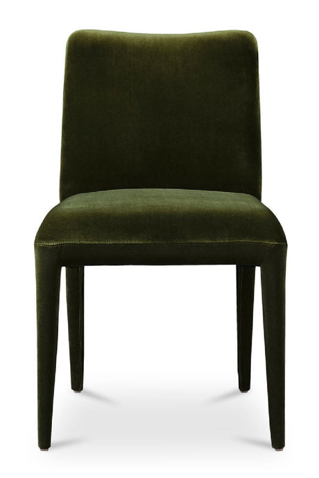   Modern European furniture - Green Velvet Dining Chairs (2) - www.oroa.com | Oroa.com