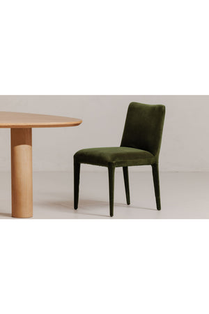   Modern European furniture - Green Velvet Dining Chairs (2) - www.oroa.com | Oroa.com