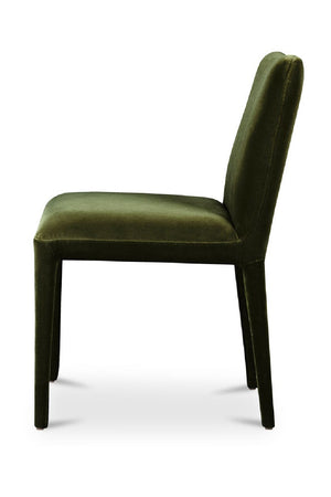   Modern European furniture - Green Velvet Dining Chairs (2) - www.oroa.com | Oroa.com
