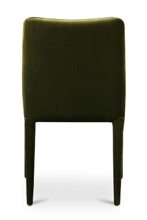   Modern European furniture - Green Velvet Dining Chairs (2) - www.oroa.com | Oroa.com