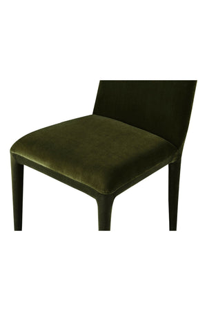   Modern European furniture - Green Velvet Dining Chairs (2) - www.oroa.com | Oroa.com