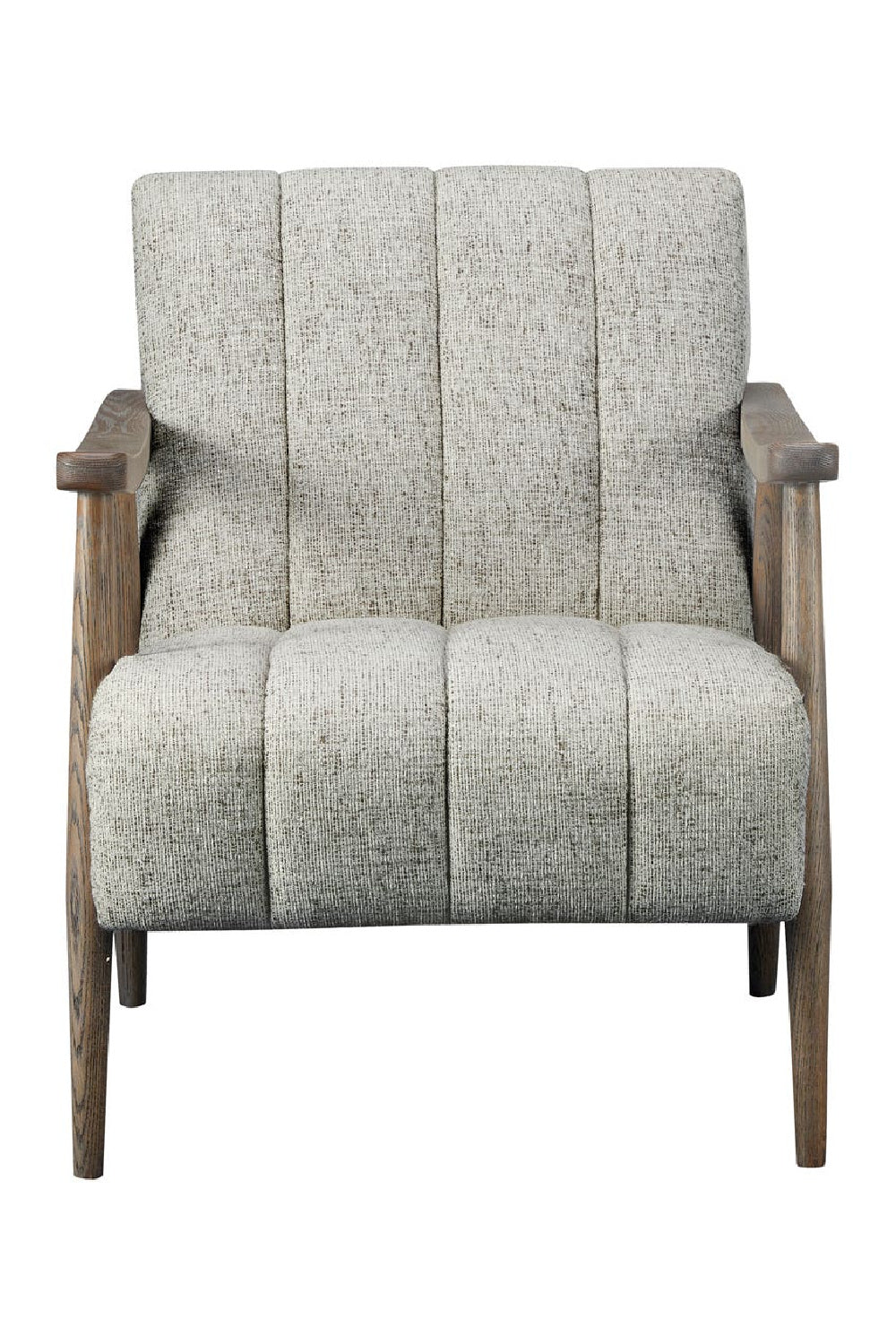   Modern European furniture - Beige Channeled Accent Chair - www.oroa.com | Oroa.com