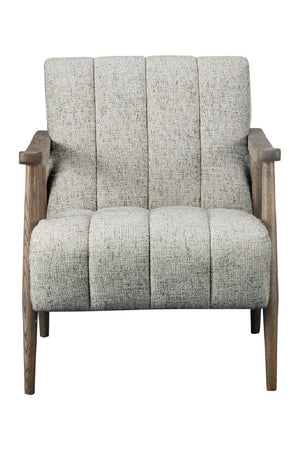   Modern European furniture - Beige Channeled Accent Chair - www.oroa.com | Oroa.com