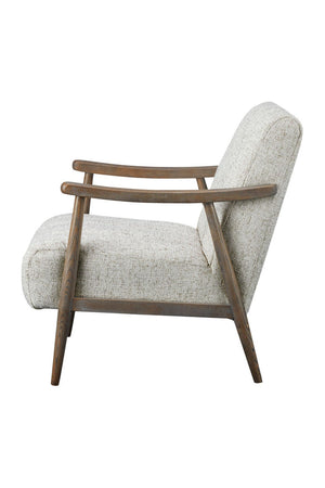   Modern European furniture - Beige Channeled Accent Chair - www.oroa.com | Oroa.com