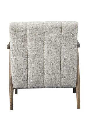   Modern European furniture - Beige Channeled Accent Chair - www.oroa.com | Oroa.com