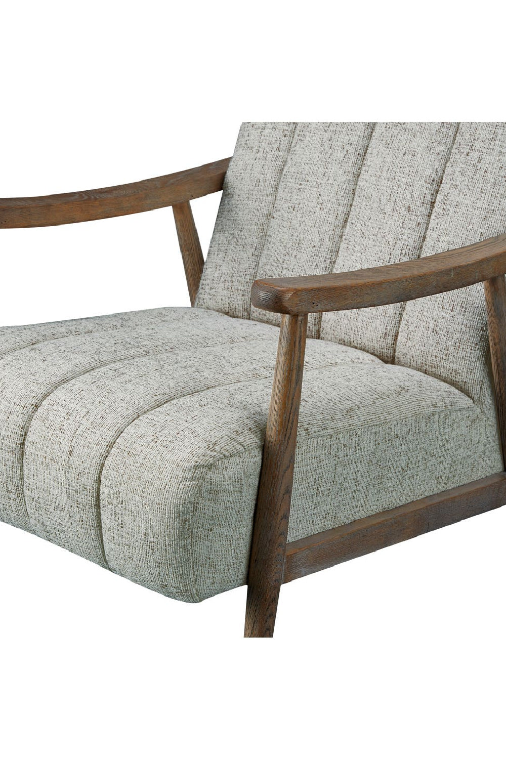   Modern European furniture - Beige Channeled Accent Chair - www.oroa.com | Oroa.com