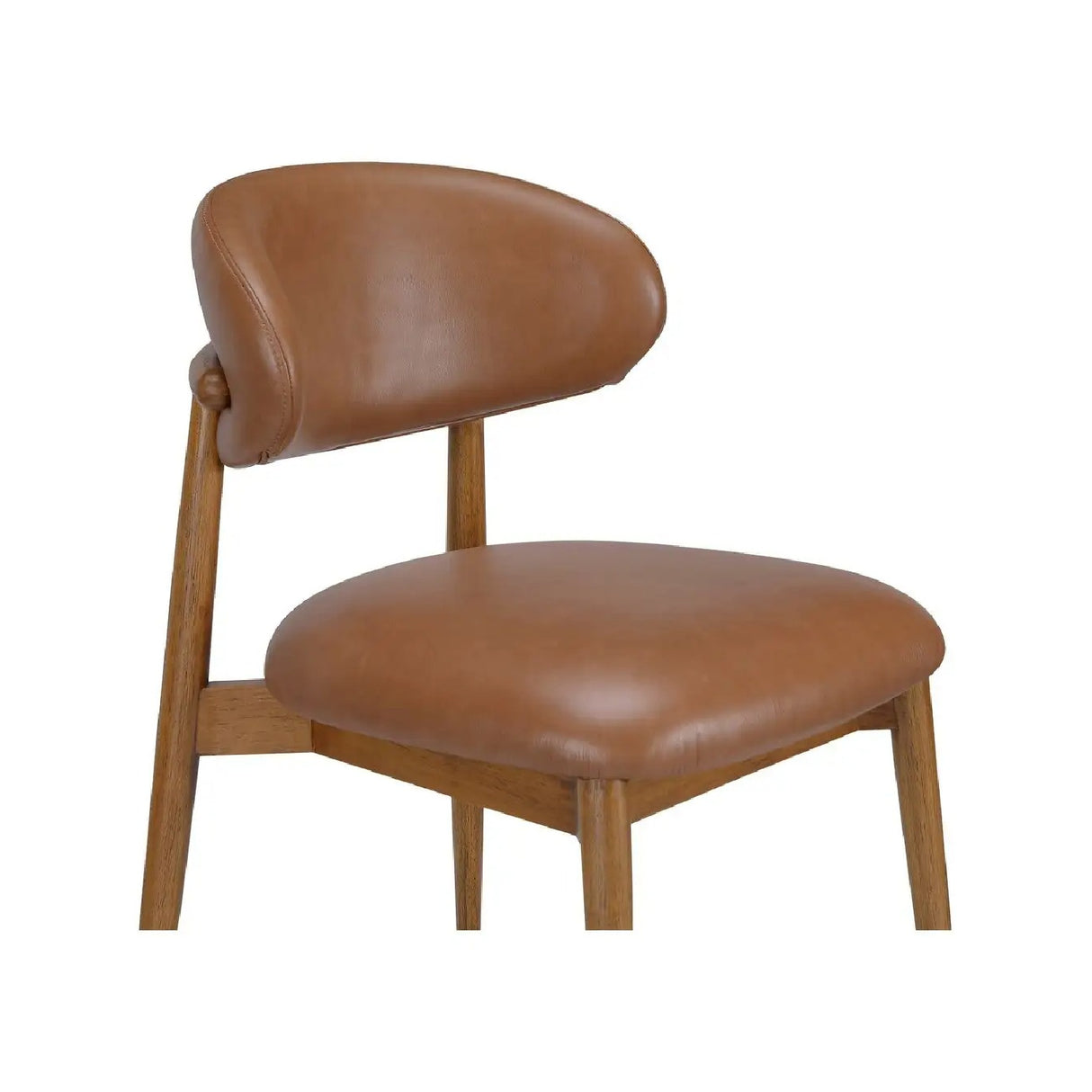   Modern European furniture - Brown Leather Dining Chair - www.oroa.com | Oroa.com