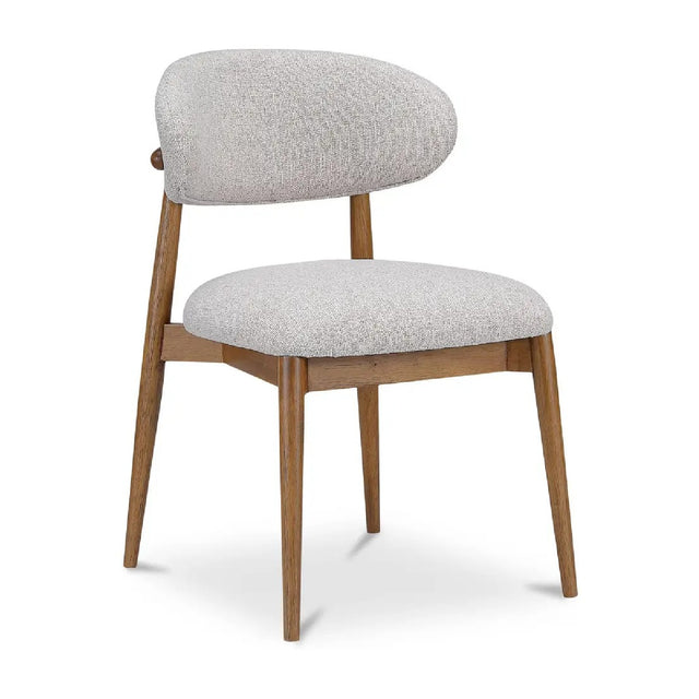 Modern European furniture - White Padded Dining Chair - www.oroa.com