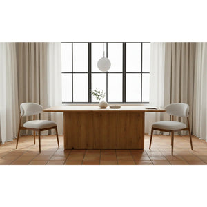   Modern European furniture - White Padded Dining Chair - www.oroa.com | Oroa.com