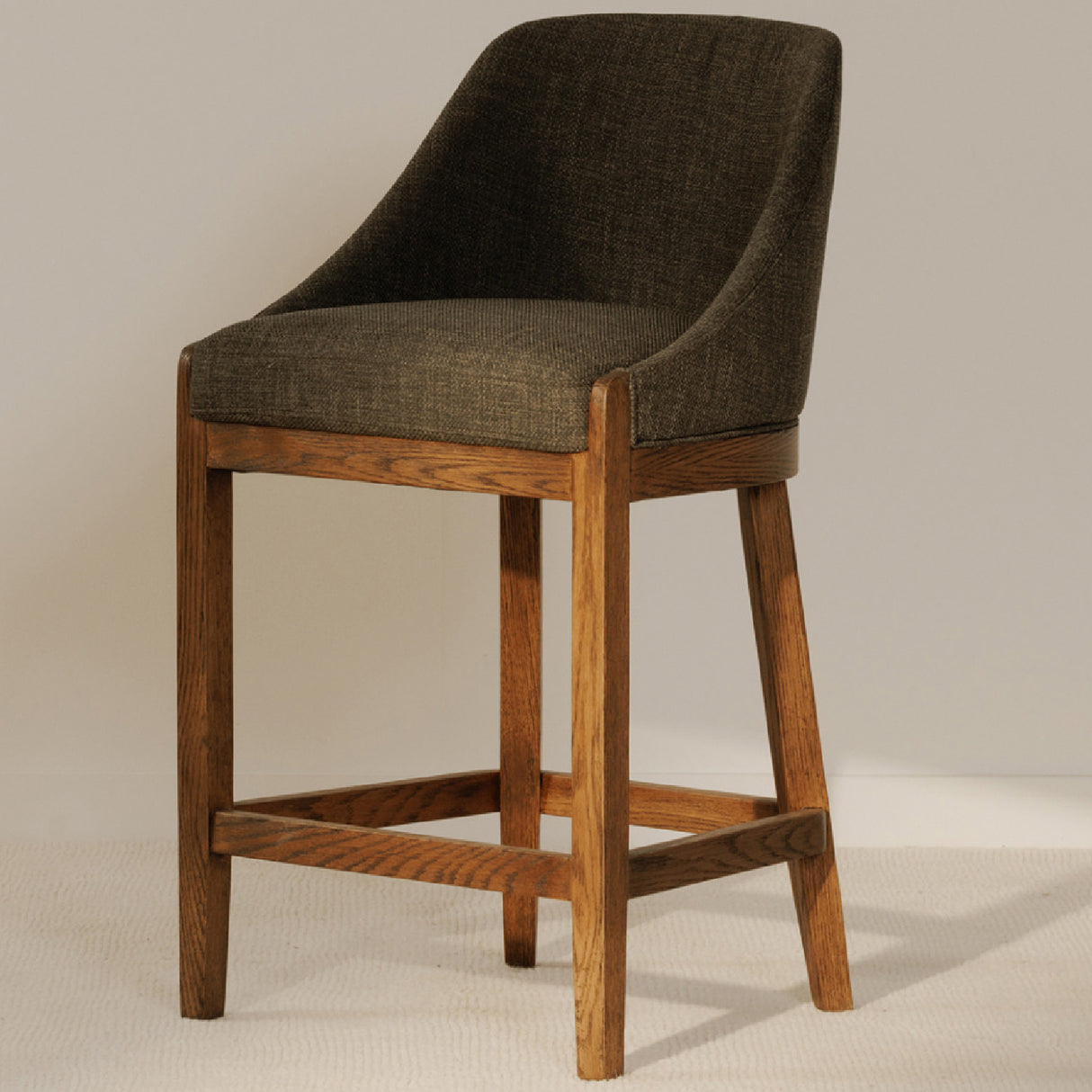   Modern European furniture - Green Curved Counter Stool - www.oroa.com | Oroa.com