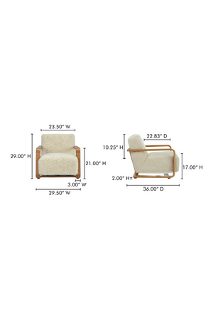   Modern European furniture - Oak Framed Lounge Chair - www.oroa.com | Oroa.com