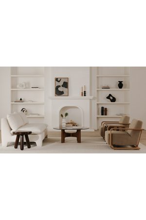   Modern European furniture - Oak Framed Lounge Chair - www.oroa.com | Oroa.com