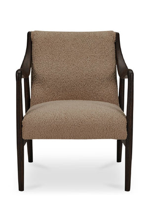   Modern European furniture - Beige Shearling Accent Chair - www.oroa.com | Oroa.com