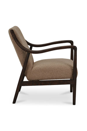   Modern European furniture - Beige Shearling Accent Chair - www.oroa.com | Oroa.com