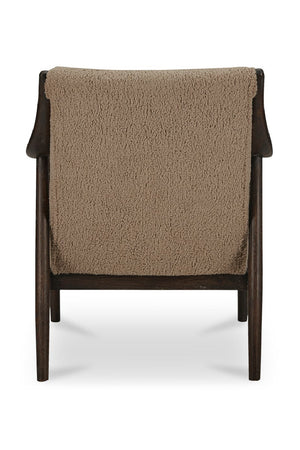   Modern European furniture - Beige Shearling Accent Chair - www.oroa.com | Oroa.com