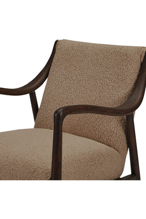  Modern European furniture - Beige Shearling Accent Chair - www.oroa.com | Oroa.com
