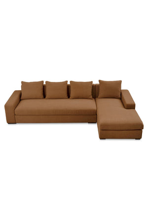   Modern European furniture - Track-Armed Right Sectional Sofa - www.oroa.com | Oroa.com