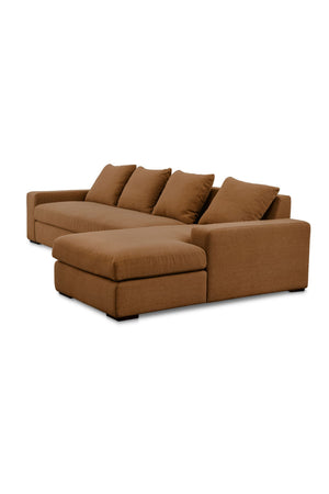   Modern European furniture - Track-Armed Right Sectional Sofa - www.oroa.com | Oroa.com