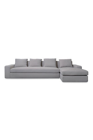  Modern European furniture - Track-Armed Right Sectional Sofa - www.oroa.com | Oroa.com