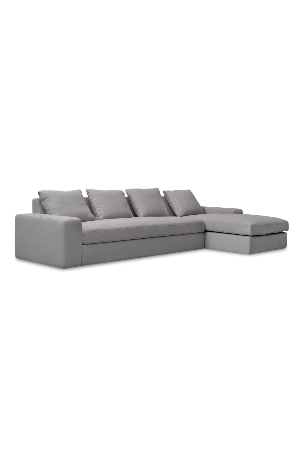   Modern European furniture - Track-Armed Right Sectional Sofa - www.oroa.com | Oroa.com
