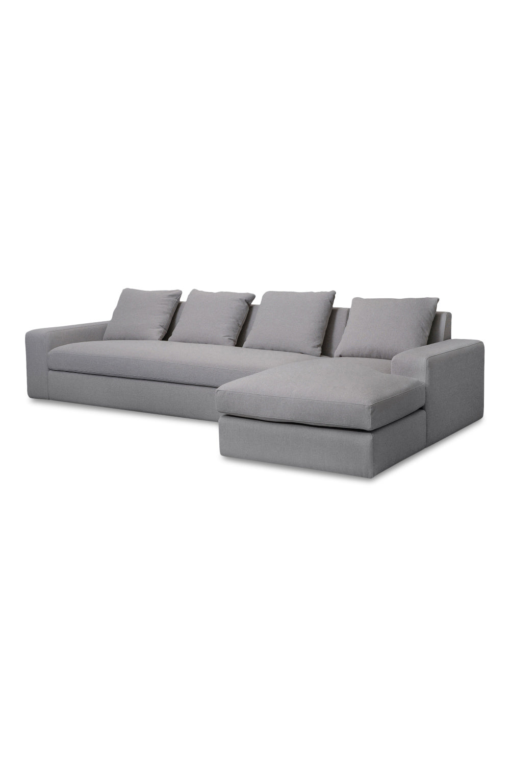   Modern European furniture - Track-Armed Right Sectional Sofa - www.oroa.com | Oroa.com