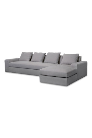   Modern European furniture - Track-Armed Right Sectional Sofa - www.oroa.com | Oroa.com