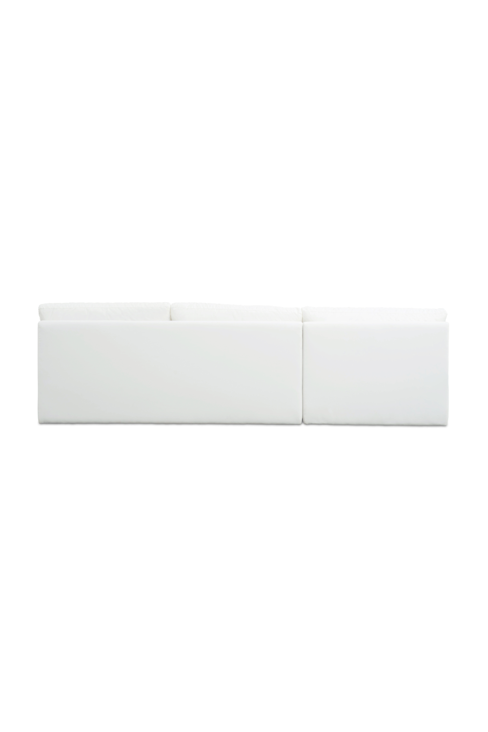   Modern European furniture - 2-Piece White Outdoor Modular Sofa - www.oroa.com | Oroa.com