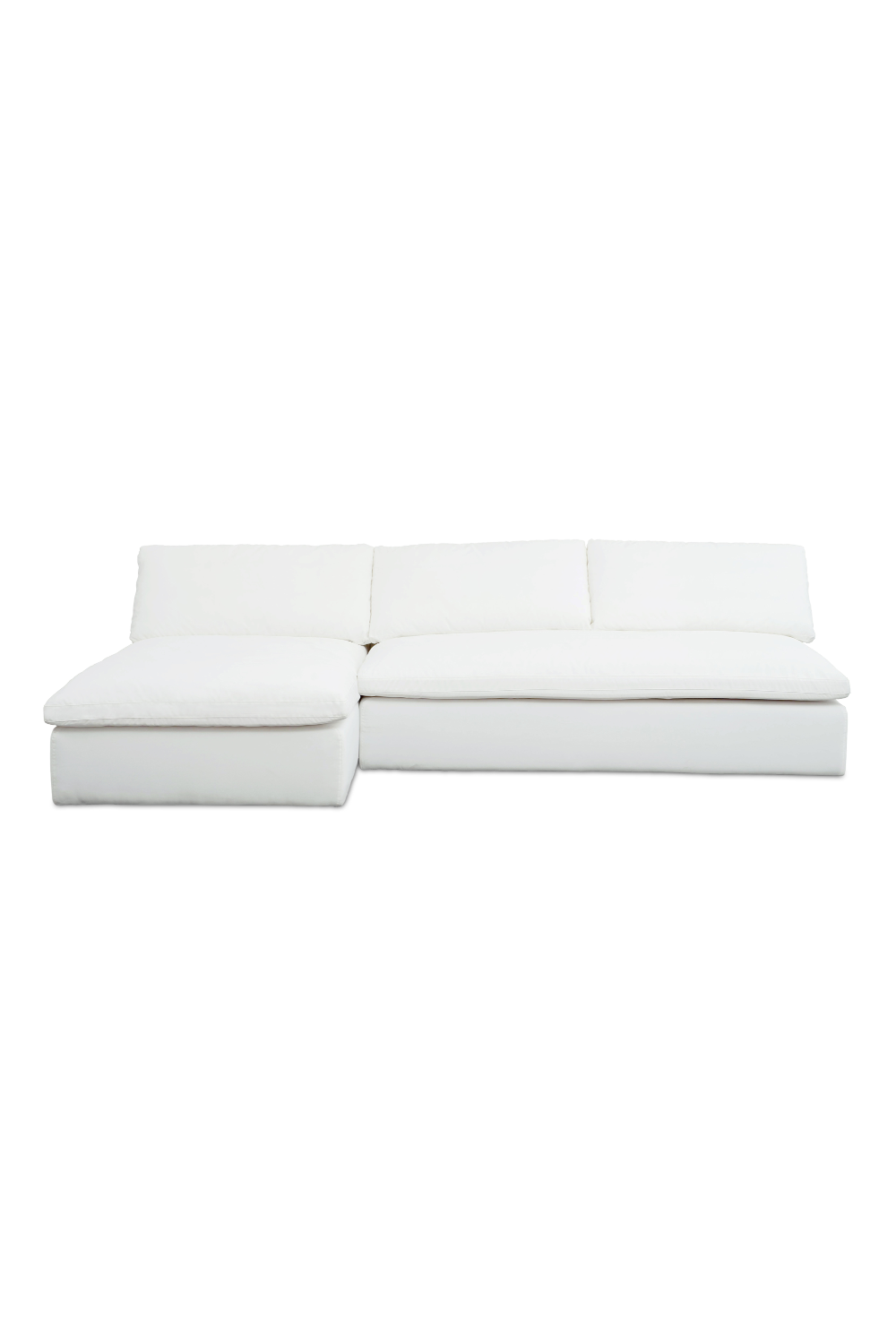   Modern European furniture - 2-Piece White Outdoor Modular Sofa - www.oroa.com | Oroa.com