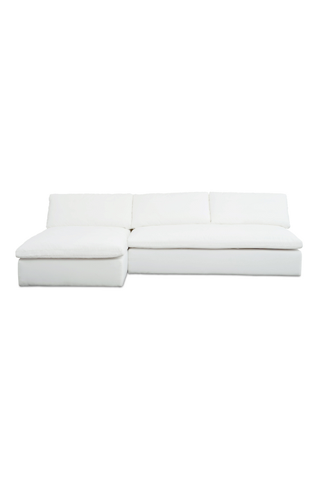   Modern European furniture - 2-Piece White Outdoor Modular Sofa - www.oroa.com | Oroa.com