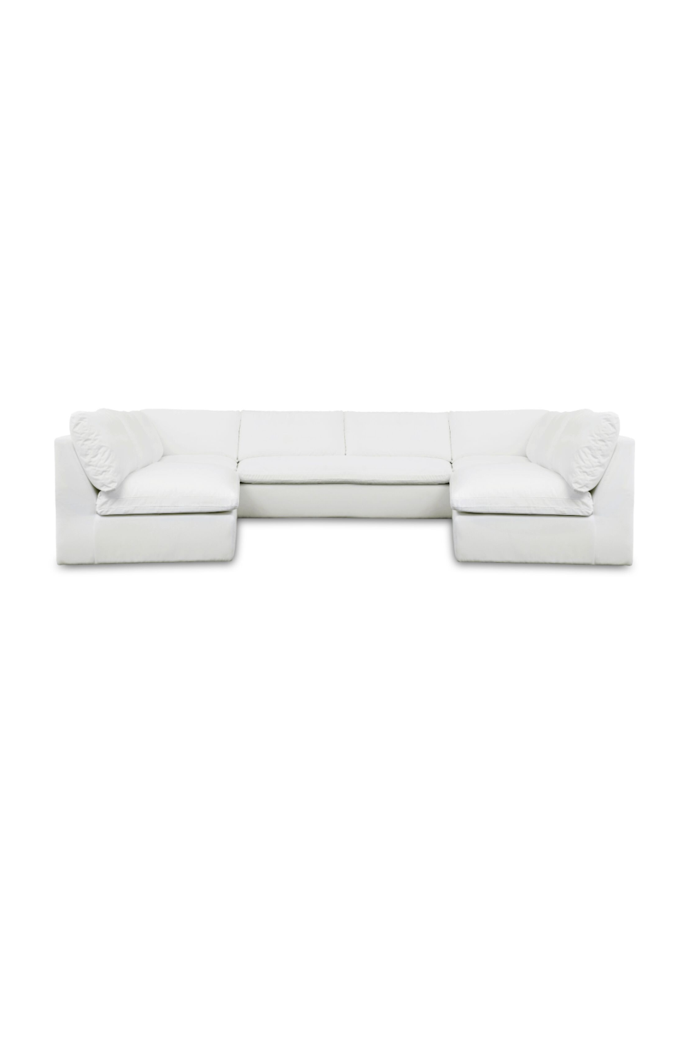   Modern European furniture - 5-Piece White Outdoor Modular Sofa - www.oroa.com | Oroa.com