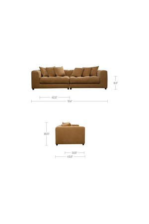   Modern European furniture - Tufted Cushion Sofa - www.oroa.com | Oroa.com