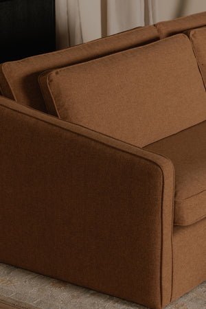   Modern European furniture - Upholstered Layered Back Sofa - www.oroa.com | Oroa.com