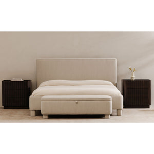  Modern European furniture - Gray Minimalist Bed - www.oroa.com | Oroa.com